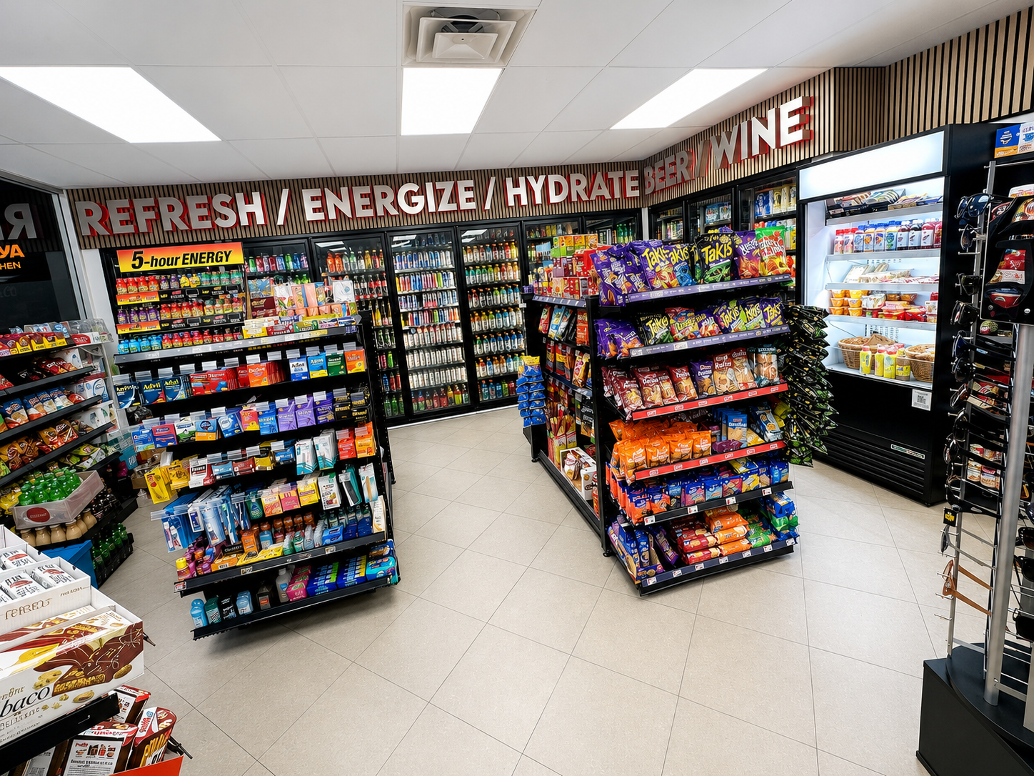 Snacks & essentials